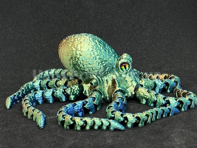 Подвижная антистресс-игрушка Осьминог OCTO-01 фото