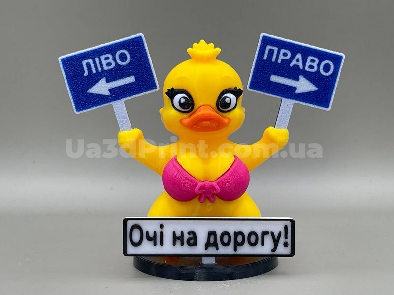 Леді Качечка: Право \ Ліво в машину &mdash; іграшка на панель авто LEDYDUCK-001 фото