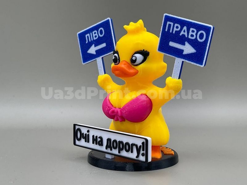 Леді Качечка: Право \ Ліво в машину &mdash; іграшка на панель авто LEDYDUCK-001 фото