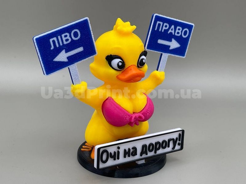 Леді Качечка: Право \ Ліво в машину &mdash; іграшка на панель авто LEDYDUCK-001 фото