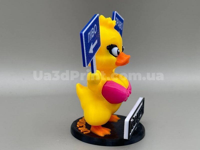 Леді Качечка: Право \ Ліво в машину &mdash; іграшка на панель авто LEDYDUCK-001 фото