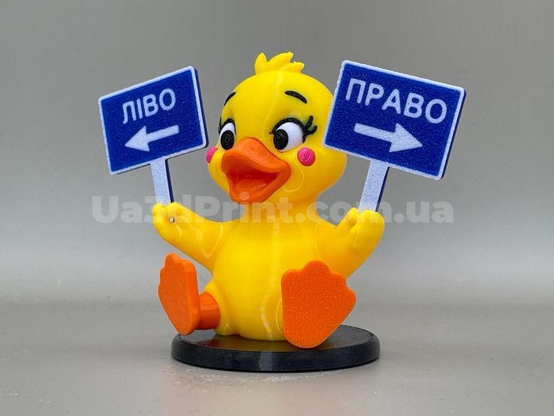 Добрая утка &laquo;Право-Лево&raquo; на панель авто (игрушка в машину) DUCKGAZ-002 фото
