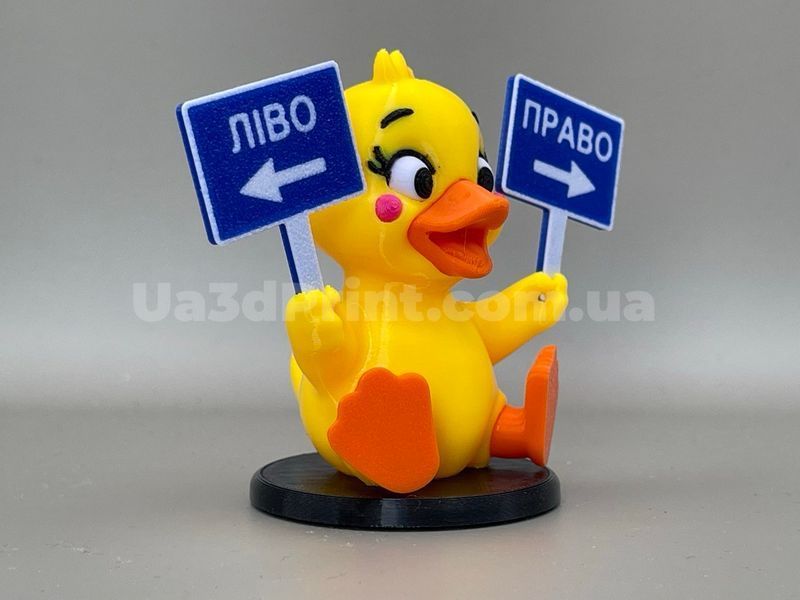 Добрая утка &laquo;Право-Лево&raquo; на панель авто (игрушка в машину) DUCKGAZ-002 фото
