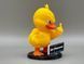 Утка с факом в машину (игрушка на панель авто) DUCKFUC-001 фото 3