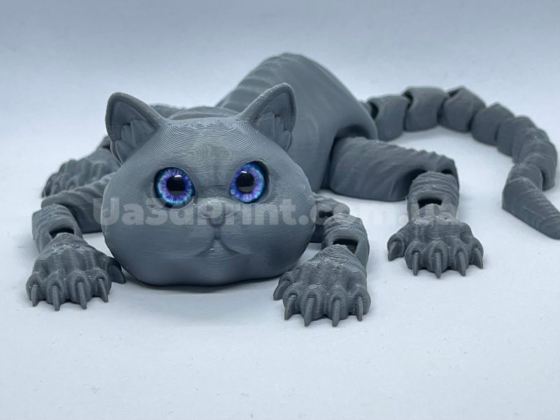 Подвижная игрушка Кот Британец 30 см UKCAT-001 фото