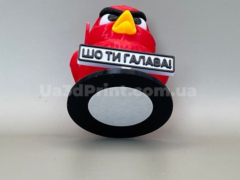 Фигурка в авто &laquo;Утка Angry Желтая с ножом&raquo; (3 надписи на выбор) ANGYE-001 фото