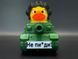 Качка в танку на панель авто з написом на вибір TANKDUCK-001 фото 2